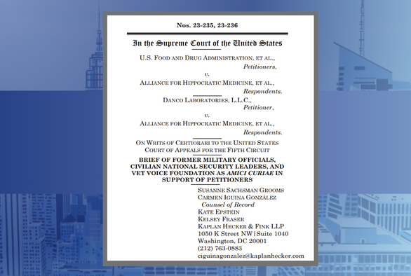 KHF Files Amicus Brief at  U.S. Supreme Court in  FDA v. Alliance for Hippocratic Medicine 