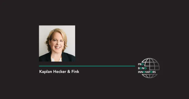 Kaplan Hecker & Fink Recognized in Bloomberg Law's Inaugural Pro Bono Innovators Special Report