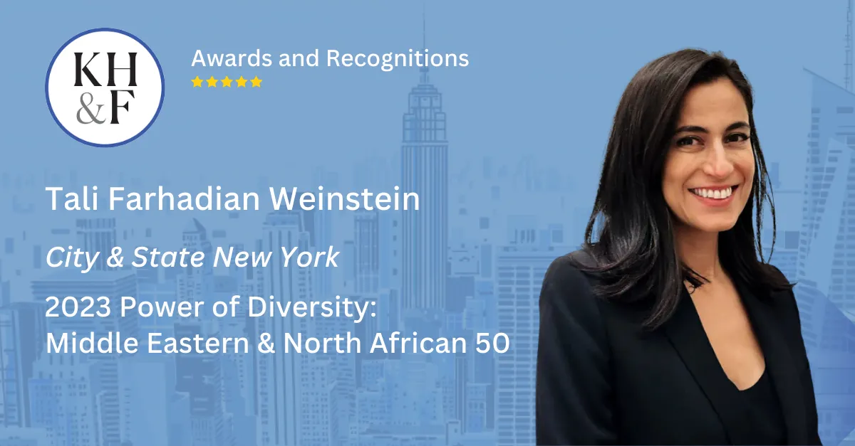 City & State New York Names Tali Farhadian Weinstein to Inaugural Power of Diversity: Middle Eastern & North African 50 List