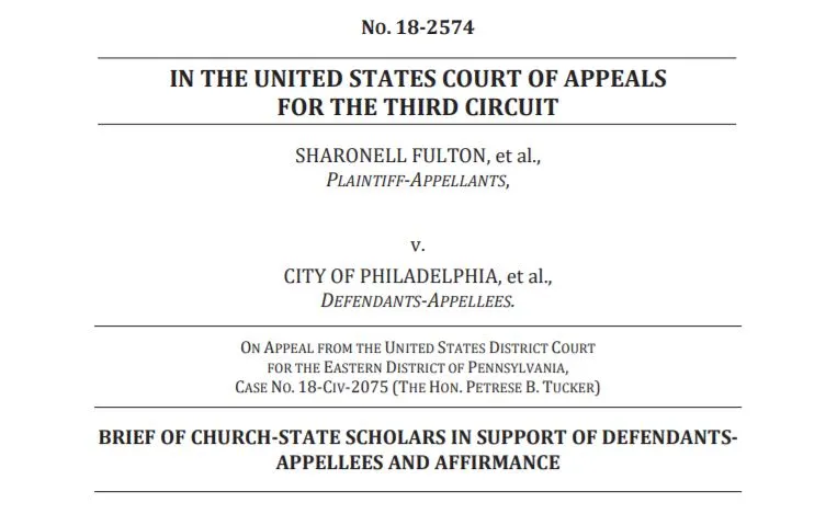 Kaplan Hecker & Fink Files Amicus Brief in Fulton v. Philadelphia